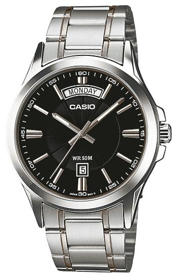 Casio MTP-1381G-1A wrist watches for men - 1 photo, picture, image