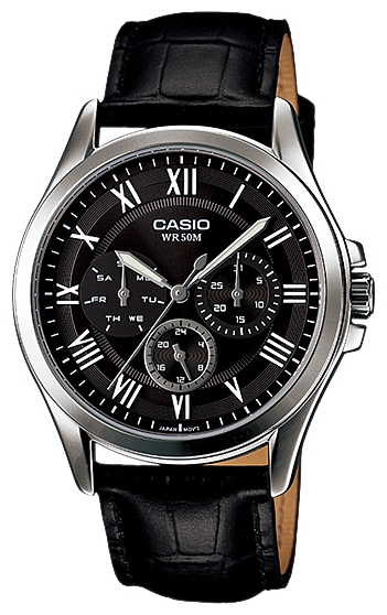 Casio MTP-E301L-1B wrist watches for men - 1 picture, photo, image