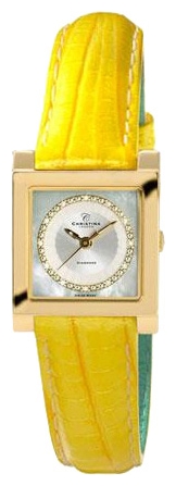 Christina London 137GWYELLOW wrist watches for women - 1 picture, image, photo