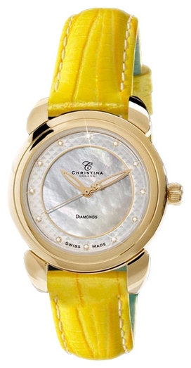 Christina London 144GWYELLOW wrist watches for women - 1 image, picture, photo