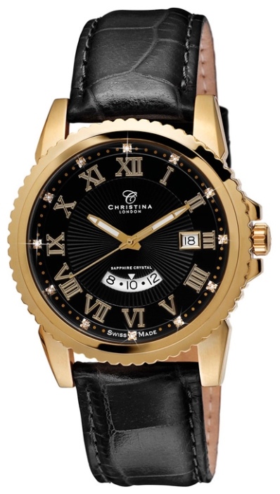Christina London 513GBLBL wrist watches for men - 1 photo, image, picture