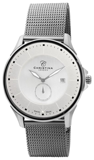 Christina London 518SS-MESH wrist watches for men - 1 image, picture, photo