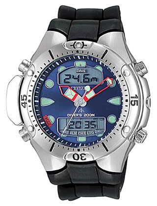 Citizen JP1060-01L wrist watches for men - 1 photo, picture, image