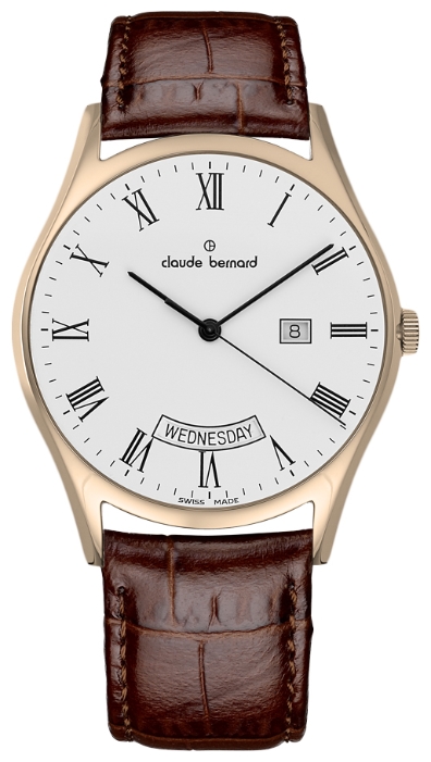 Claude Bernard 84004-37RBR wrist watches for men - 1 photo, picture, image