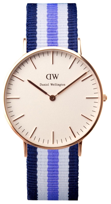 Daniel Wellington Classic Trinity Lady gold wrist watches for women - 1 picture, image, photo