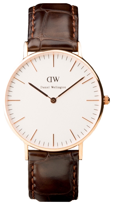 Daniel Wellington Classic York Lady gold wrist watches for women - 1 photo, image, picture