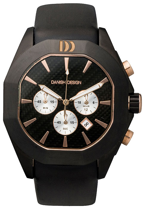 Danish Design IQ17Q756SLBK wrist watches for men - 1 photo, picture, image