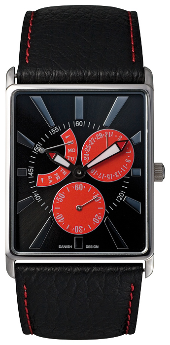 Danish Design IQ18Q677SLBK wrist watches for men - 1 image, picture, photo