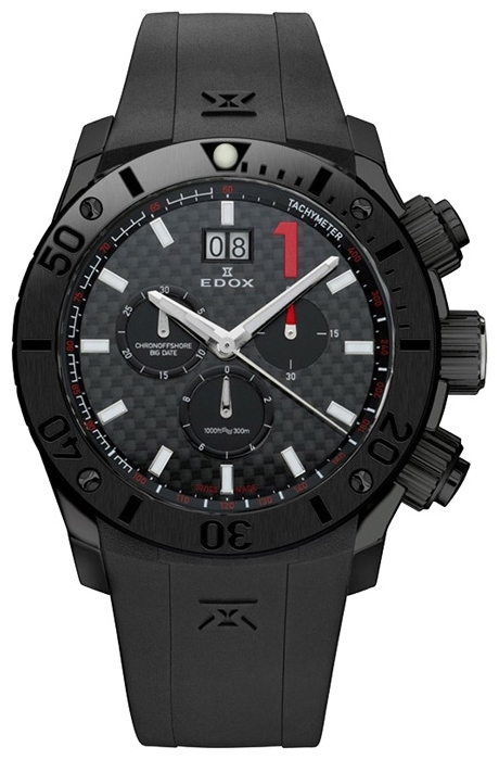 Edox 10014-37NCNRO wrist watches for men - 1 picture, image, photo