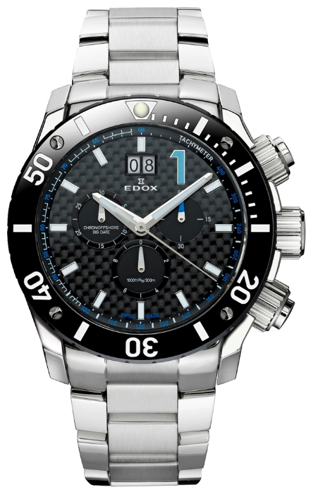 Edox 10021-3NBU wrist watches for men - 1 image, picture, photo