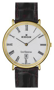 Edox 27028-37JBR wrist watches for men - 1 photo, picture, image