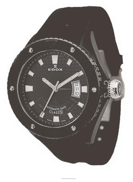 Edox 80078-37RNIR wrist watches for men - 1 picture, photo, image
