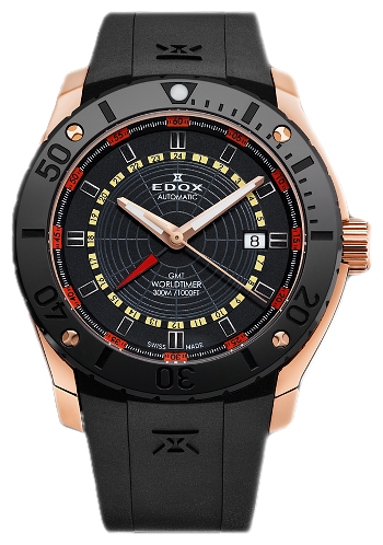 Edox 93005-37RNOJ wrist watches for men - 1 picture, image, photo
