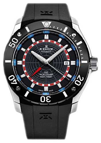Edox 93005-3NBUR wrist watches for men - 1 picture, photo, image