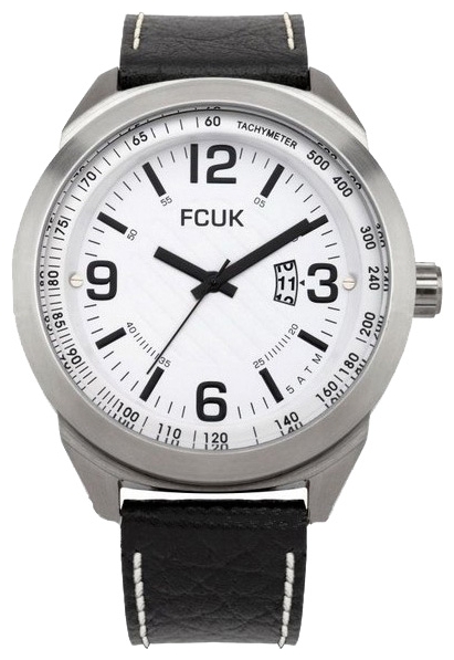 FCUK FC1113BW wrist watches for men - 1 photo, image, picture