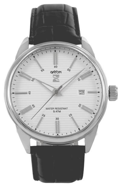 Gryon G 051.11.33 wrist watches for men - 1 image, picture, photo