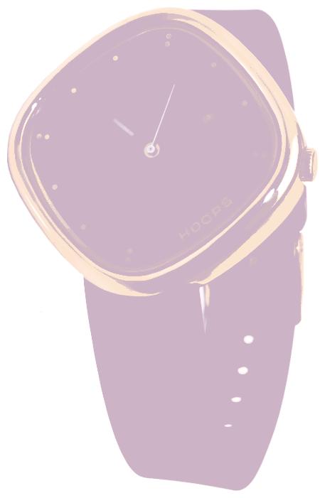 HOOPS Capri - Rose Gold viola wrist watches for women - 1 picture, image, photo