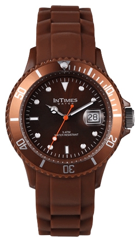InTimes IT-044 Dark brown wrist watches for unisex - 1 picture, photo, image