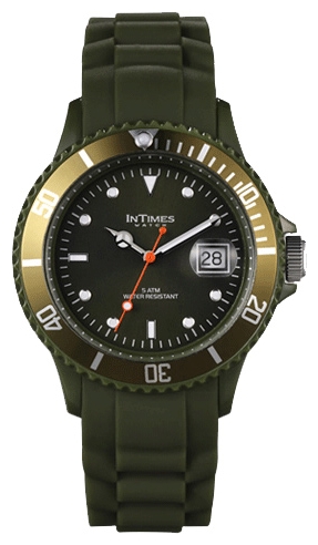 InTimes IT-044 Olive green wrist watches for unisex - 1 photo, image, picture