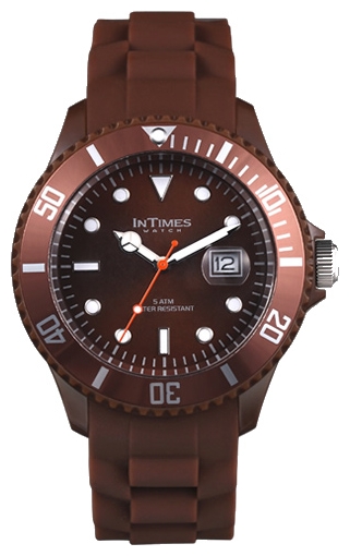 InTimes IT-057 Dark brown wrist watches for unisex - 1 image, picture, photo
