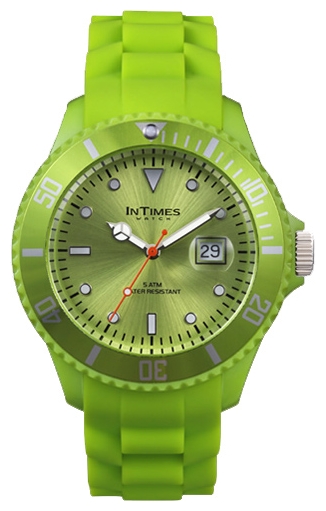InTimes IT-057 Lime green wrist watches for unisex - 1 photo, image, picture