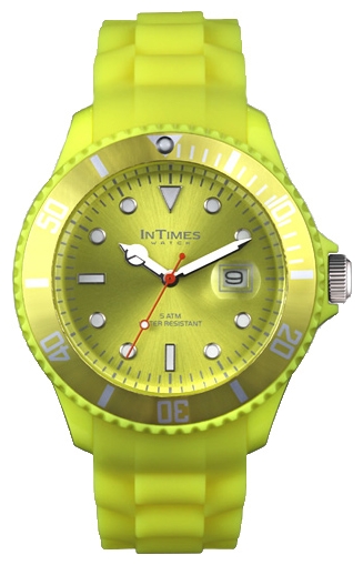 InTimes IT-057 Lumi yellow wrist watches for unisex - 1 picture, image, photo