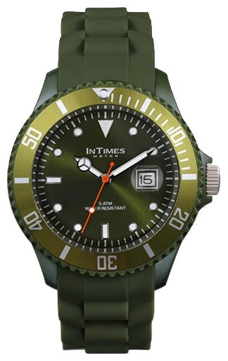InTimes IT-057 Olive green wrist watches for unisex - 1 photo, picture, image
