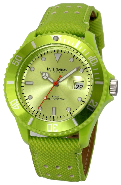 InTimes IT-057L Light Green wrist watches for unisex - 1 picture, image, photo