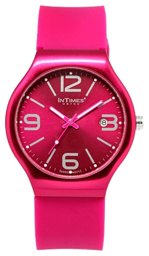 InTimes IT-088 Fuchsia wrist watches for unisex - 1 picture, photo, image