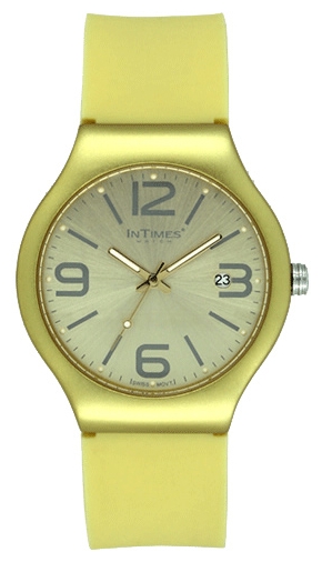 InTimes IT-088 Gold wrist watches for unisex - 1 image, picture, photo