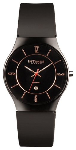 InTimes IT-2101 Black wrist watches for unisex - 1 photo, image, picture