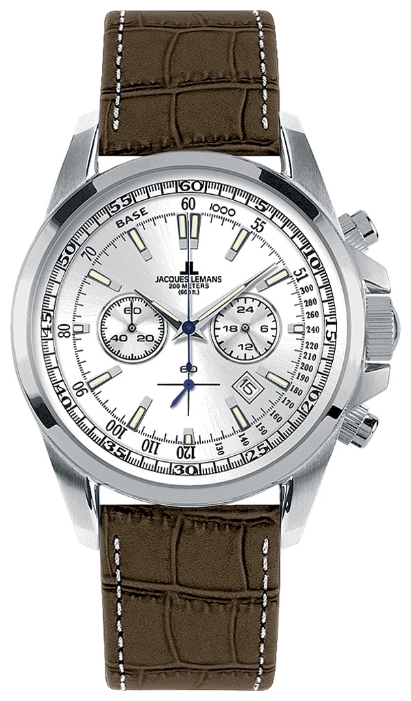 Jacques Lemans 1-1117BN wrist watches for men - 1 picture, image, photo