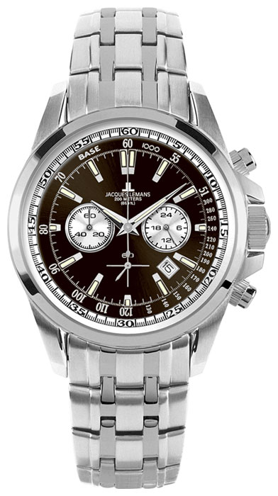 Jacques Lemans 1-1117JN wrist watches for men - 1 image, picture, photo