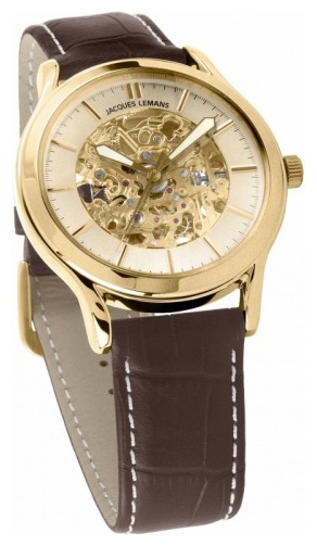 Jacques Lemans 1-1206D wrist watches for men - 1 image, picture, photo