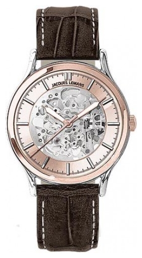 Jacques Lemans 1-1206F wrist watches for men - 1 image, photo, picture