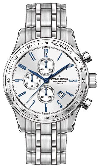 Jacques Lemans 1-1284B wrist watches for men - 1 picture, photo, image