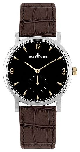 Jacques Lemans 1-1320C wrist watches for men - 1 image, picture, photo