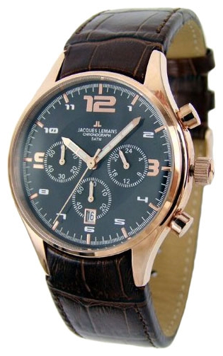 Jacques Lemans 1-1426H wrist watches for men - 2 photo, image, picture