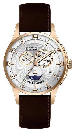 Jacques Lemans 1-1447D wrist watches for men - 1 photo, picture, image