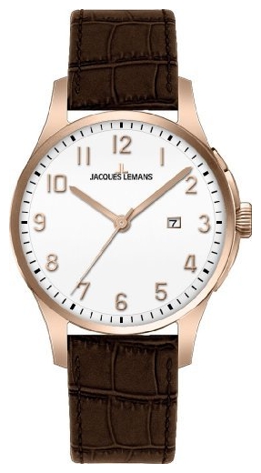 Jacques Lemans 1-1549C wrist watches for men - 1 photo, picture, image