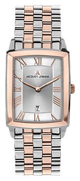 Jacques Lemans 1-1607I wrist watches for men - 1 image, picture, photo