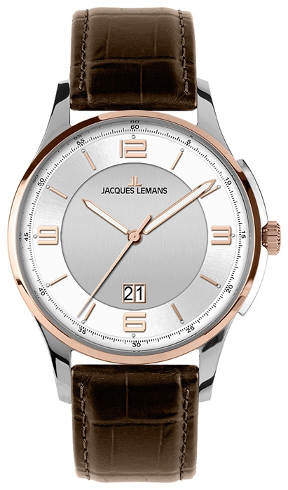 Jacques Lemans 1-1615F wrist watches for men - 1 image, photo, picture