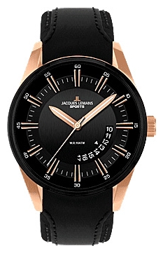 Jacques Lemans 1-1637F wrist watches for men - 1 photo, picture, image