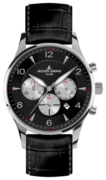 Jacques Lemans 1-1654A wrist watches for men - 1 image, photo, picture