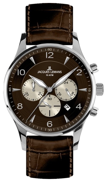 Jacques Lemans 1-1654D wrist watches for men - 1 picture, image, photo