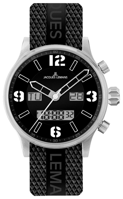 Jacques Lemans 1-1716A wrist watches for men - 1 image, photo, picture