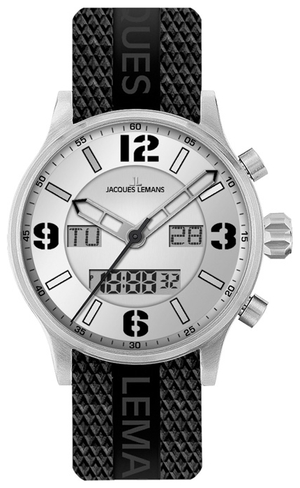 Jacques Lemans 1-1716B wrist watches for men - 1 photo, image, picture