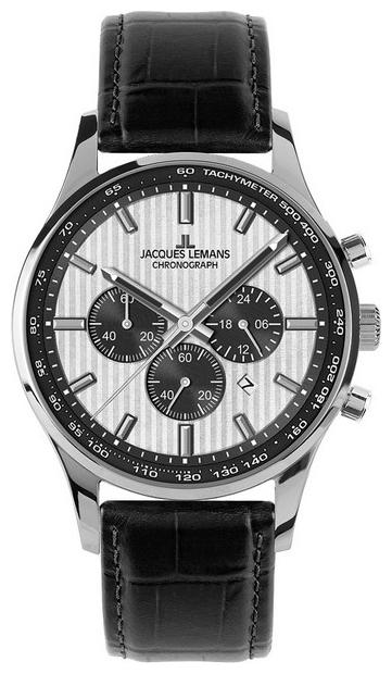 Jacques Lemans 1-1735G wrist watches for men - 1 picture, image, photo