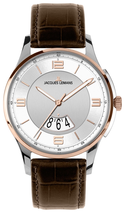 Jacques Lemans 1-1736F wrist watches for men - 1 image, picture, photo