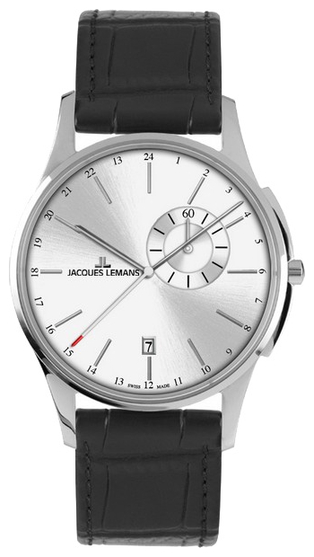 Jacques Lemans 1-1744B wrist watches for men - 1 picture, image, photo